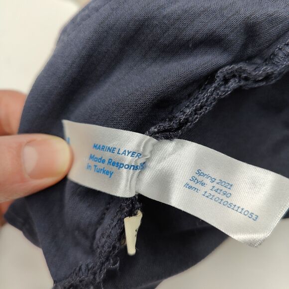 Marine Layer Jogger Pants Mens Medium Black Saturday Slim Fit Huckberry Casual - Picture 6 of 7